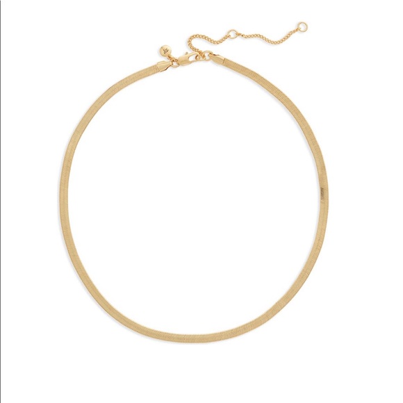 Madewell herringbone necklace NWT gold chain